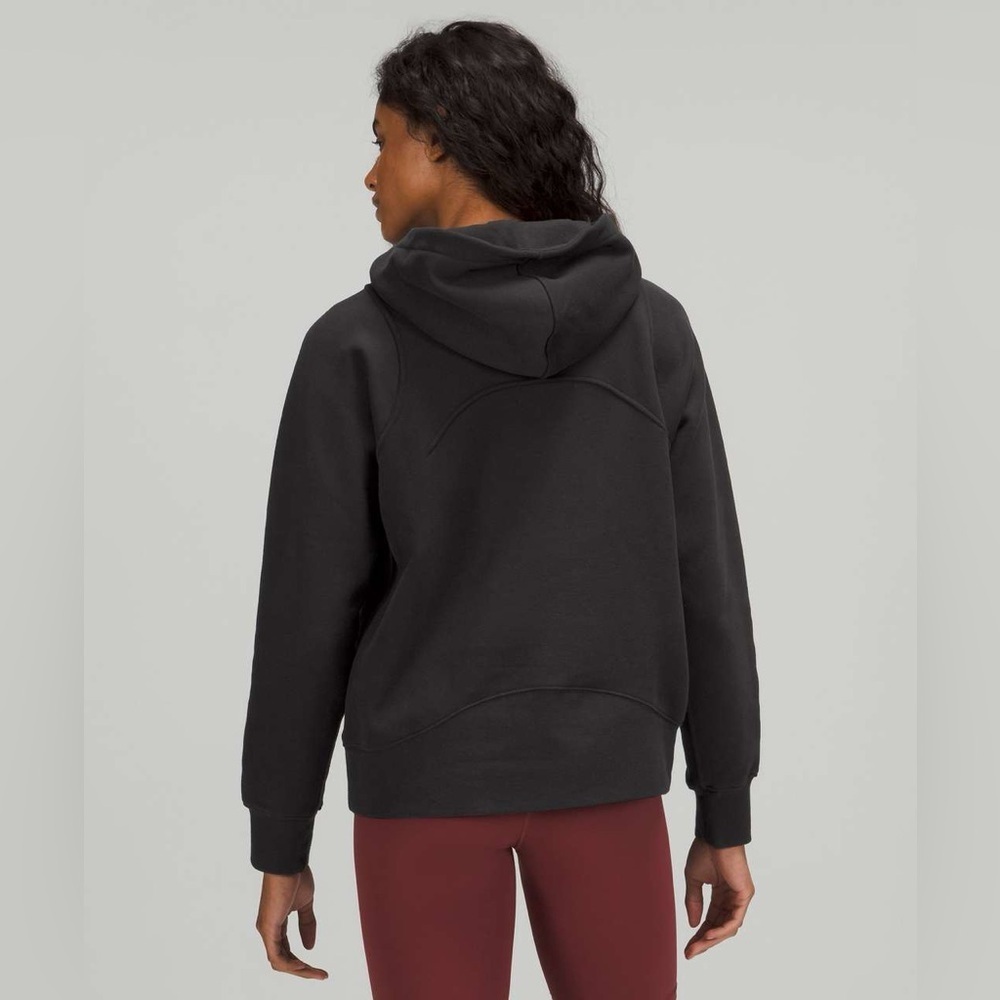 Women's Lululemon Loungeful Hoodie, black, size: 6 - Picture 2 of 7